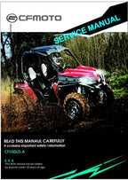 CFMOTO ZFORCE 800 Trail Service Manual service manual preview page 2