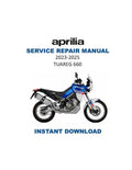 Aprilia Tuareg 660 Service Manual PDF service repair manual cover