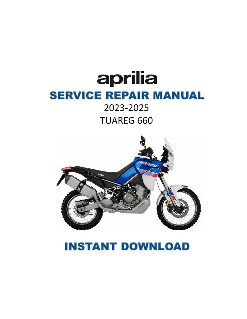 Aprilia Tuareg 660 Service Manual PDF service repair manual cover