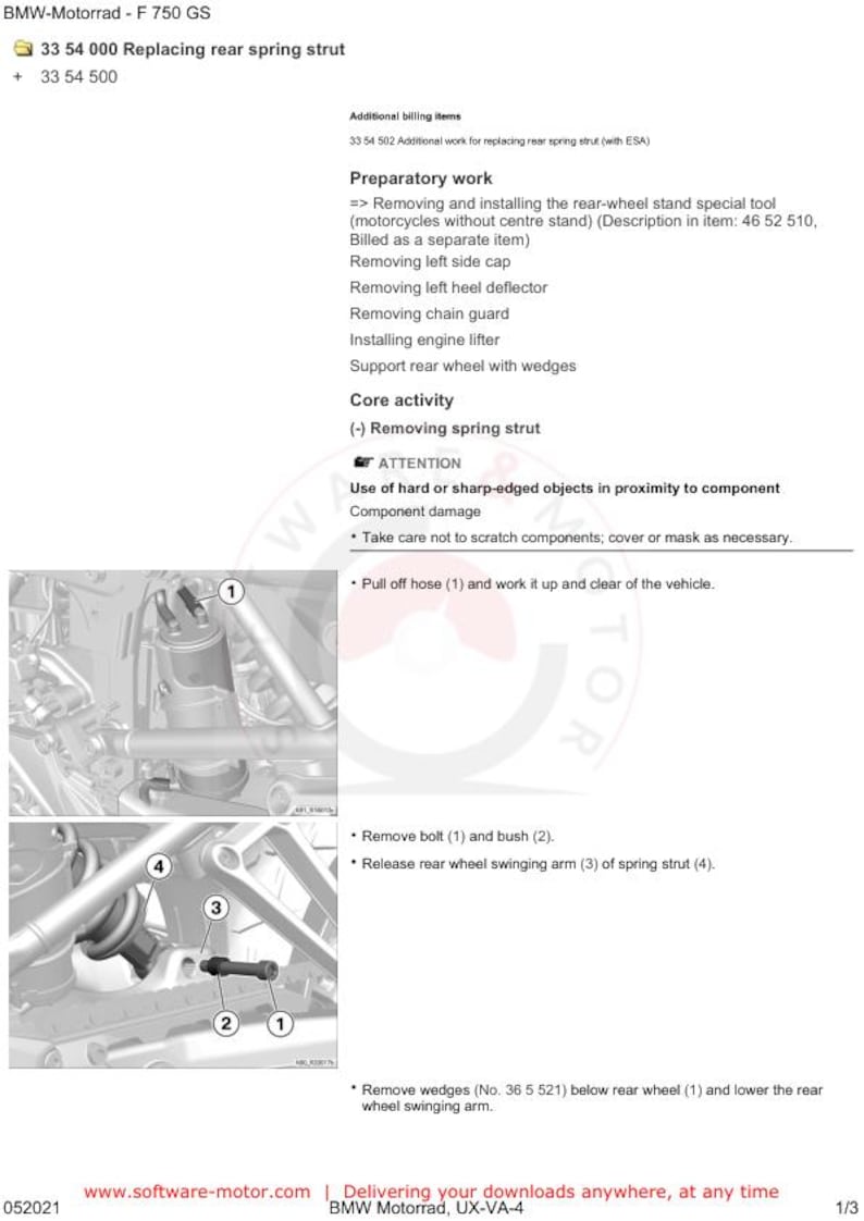 BMW F750 GS K80 Service Manual service manual preview page 7