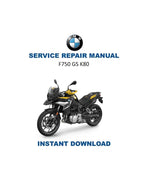 BMW F750 GS K80 Service Manual PDF service repair manual cover