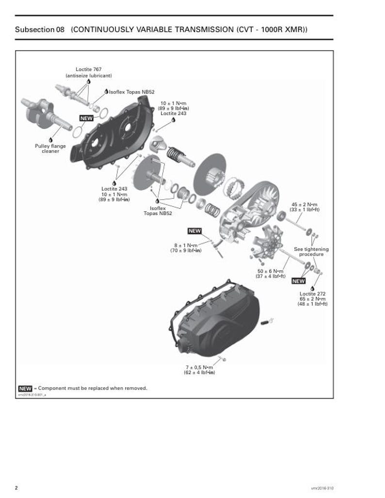 Can Am Renegade 570 650 850 1000R Service Manual service manual preview page 5