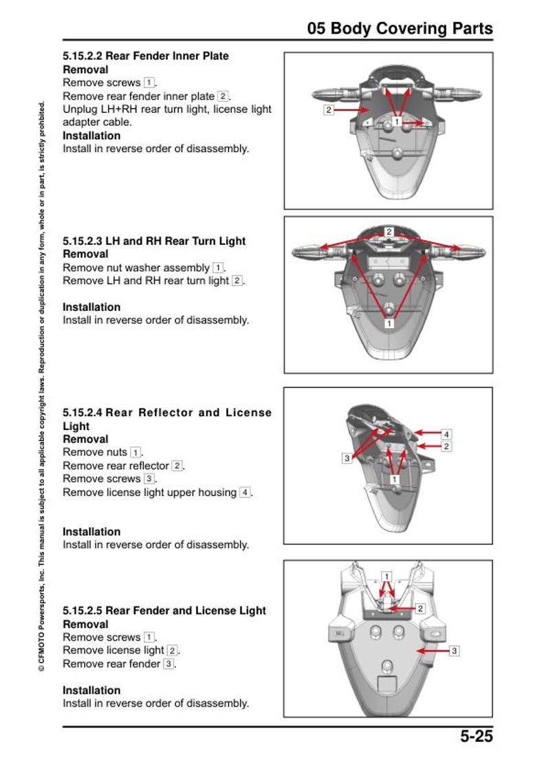 CFMOTO 800NK Service Manual service manual preview page 5