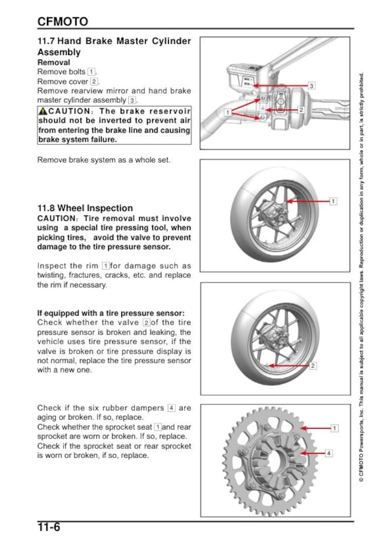 CFMOTO 800NK Service Manual service manual preview page 7