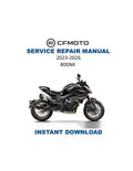CFMOTO 800NK Service Manual PDF service repair manual cover