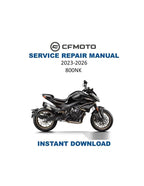 CFMOTO 800NK Service Manual PDF service repair manual cover