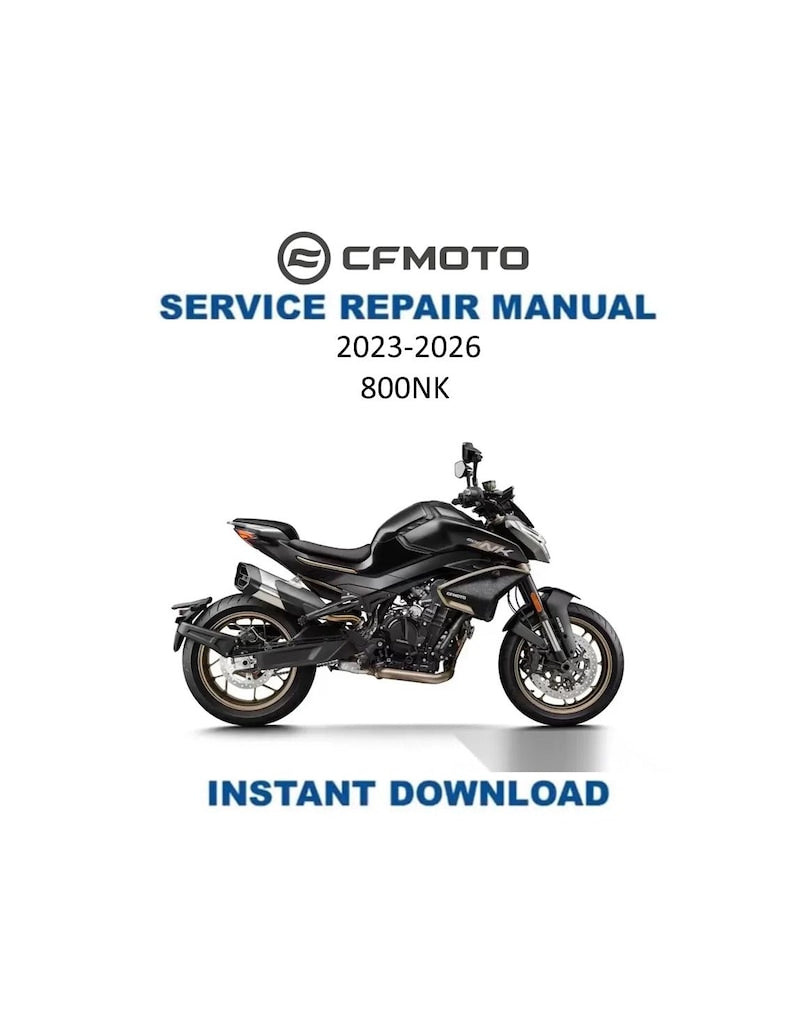 CFMOTO 800NK Service Manual PDF service repair manual cover
