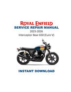 Royal Enfield Interceptor Bear 650 Service Manual PDF service repair manual cover