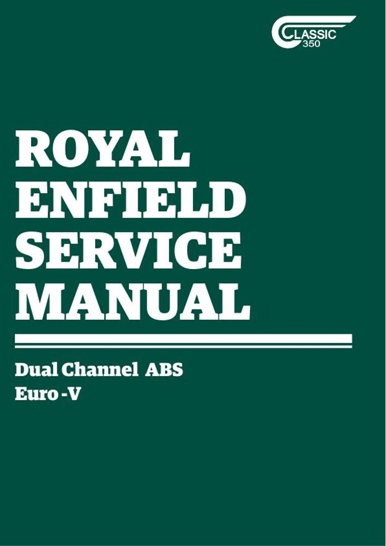 Royal Enfield Classic 350 Service Manual service manual preview page 2