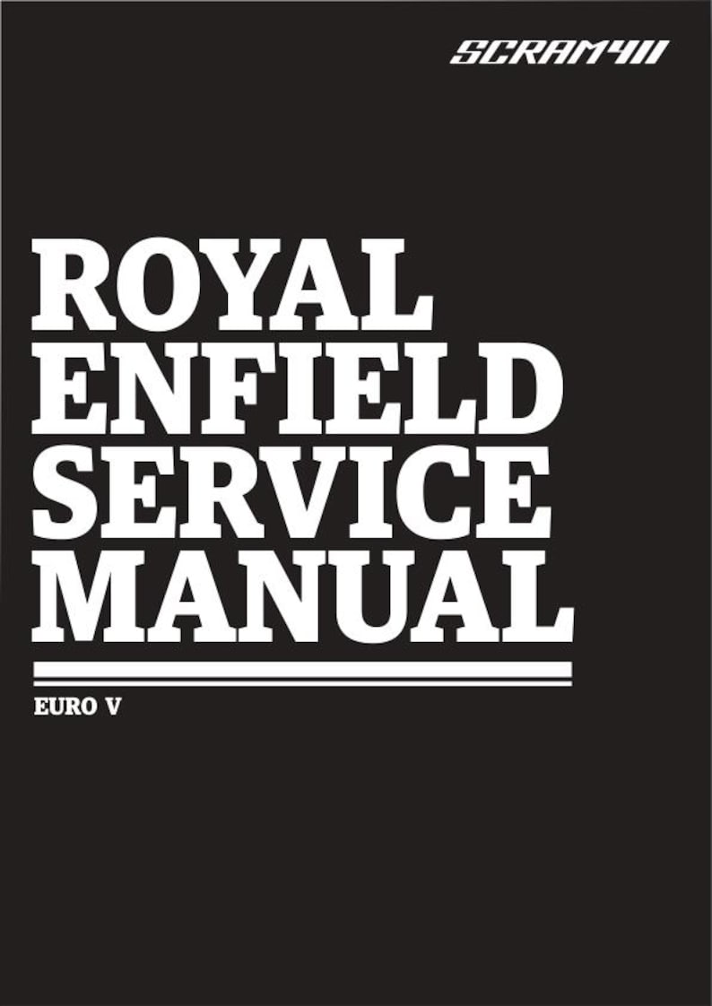 Royal Enfield Scram 411 Service Manual service manual preview page 2