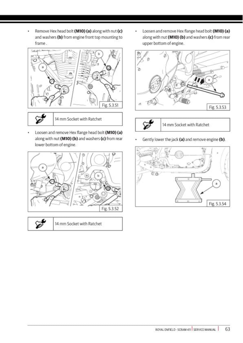 Royal Enfield Scram 411 Service Manual service manual preview page 4
