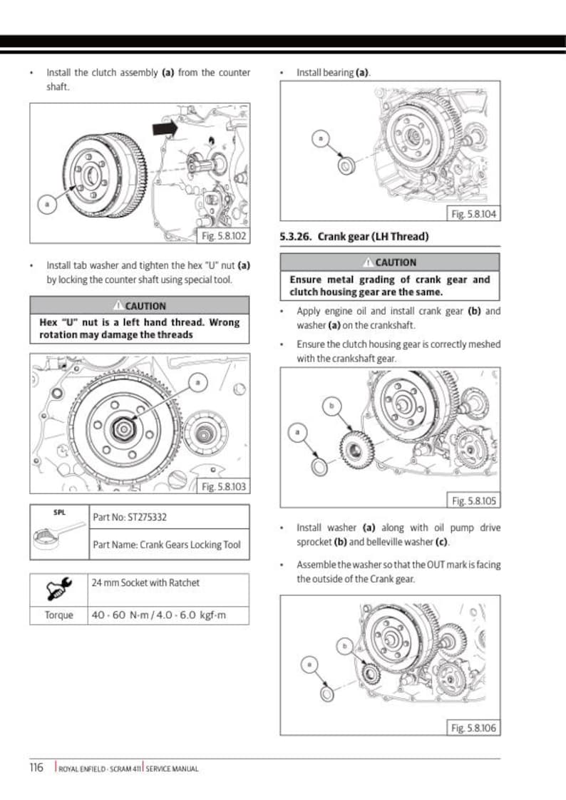 Royal Enfield Scram 411 Service Manual service manual preview page 6