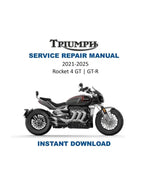 Triumph Rocket 3 GT/R Service Manual PDF service repair manual cover