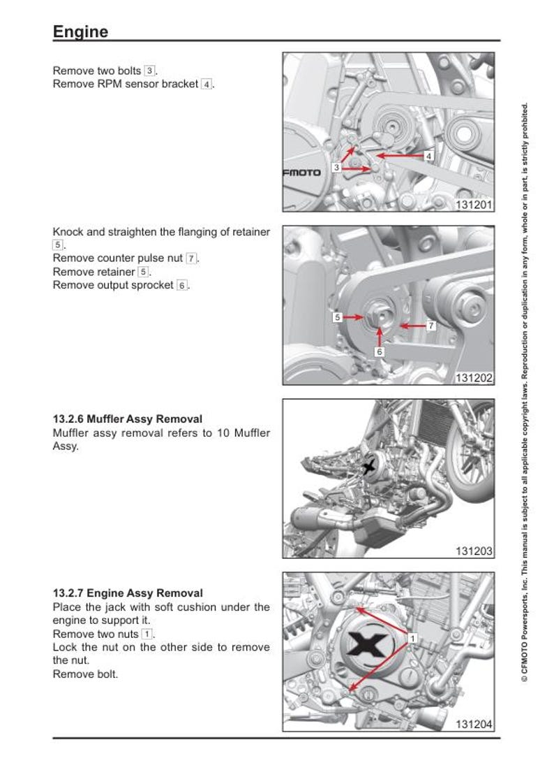 CFMOTO 700 CL-X Sport Service Manual service manual preview page 8