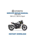 CFMOTO 700 CL-X Sport Service Manual PDF service repair manual cover