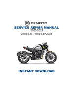 CFMOTO 700 CL-X Sport Service Manual PDF service repair manual cover