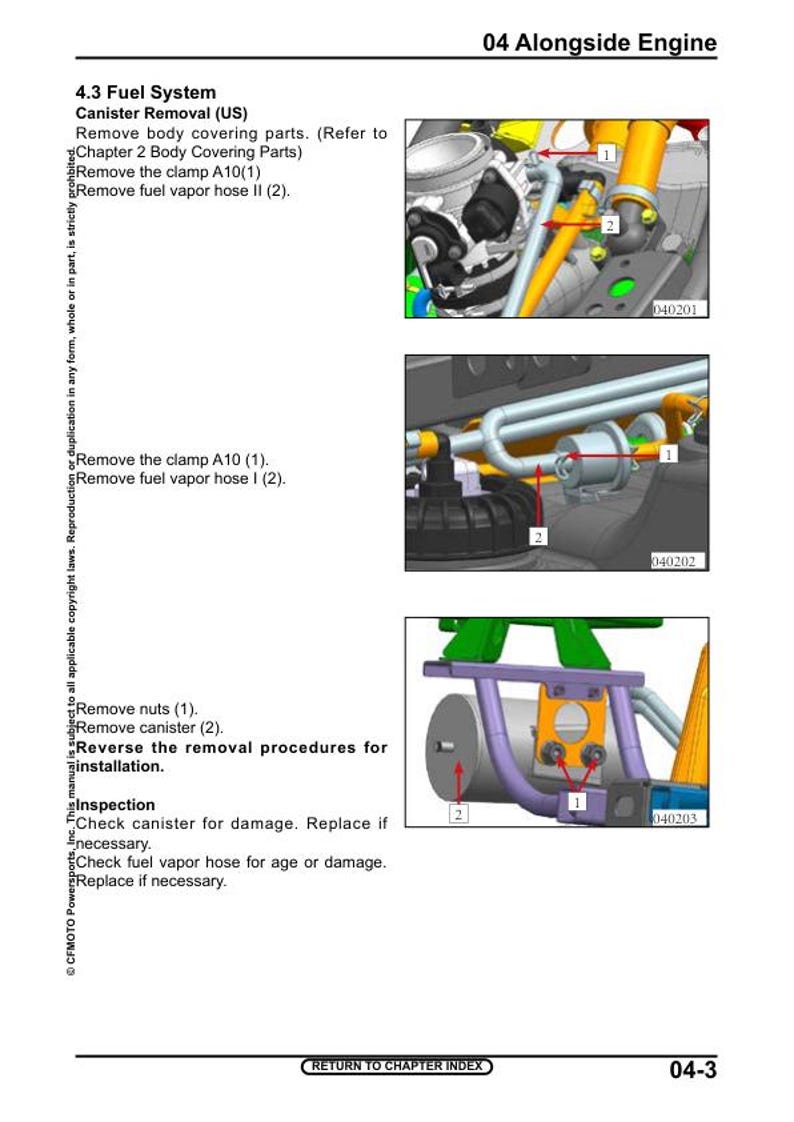 CFMOTO CFORCE 1000 Service Repair Manual service manual preview page 5