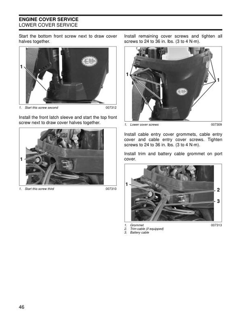 Evinrude ETEC 15 25 30 HP Service Manual service manual preview page 4