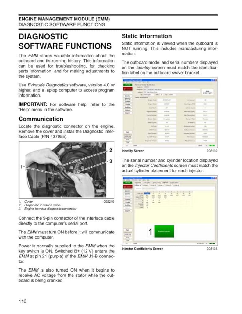 Evinrude ETEC 115 130 150 175 200 Service Manual service manual preview page 6