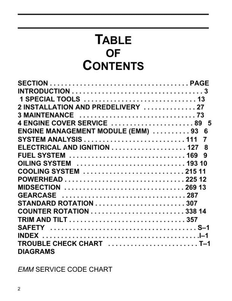 Evinrude E-TEC 115 150 175 200 Service Manual service manual preview page 3