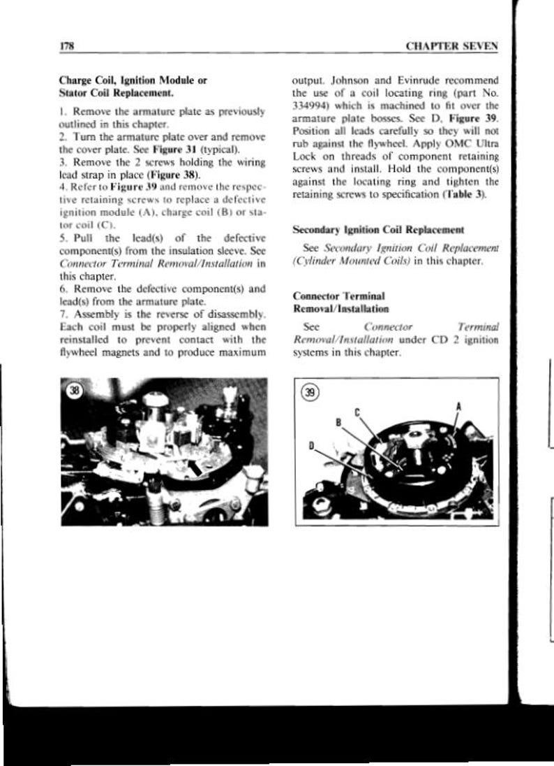 Johnson Evinrude 2-40 HP Service Manual service manual preview page 8