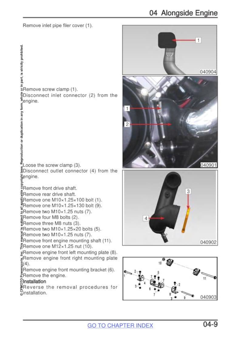 CFMOTO CFORCE 800XC 850XC Service Repair Manual service manual preview page 6