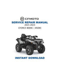 CFMOTO CFORCE 800XC 850XC Service Repair Manual PDF service repair manual cover