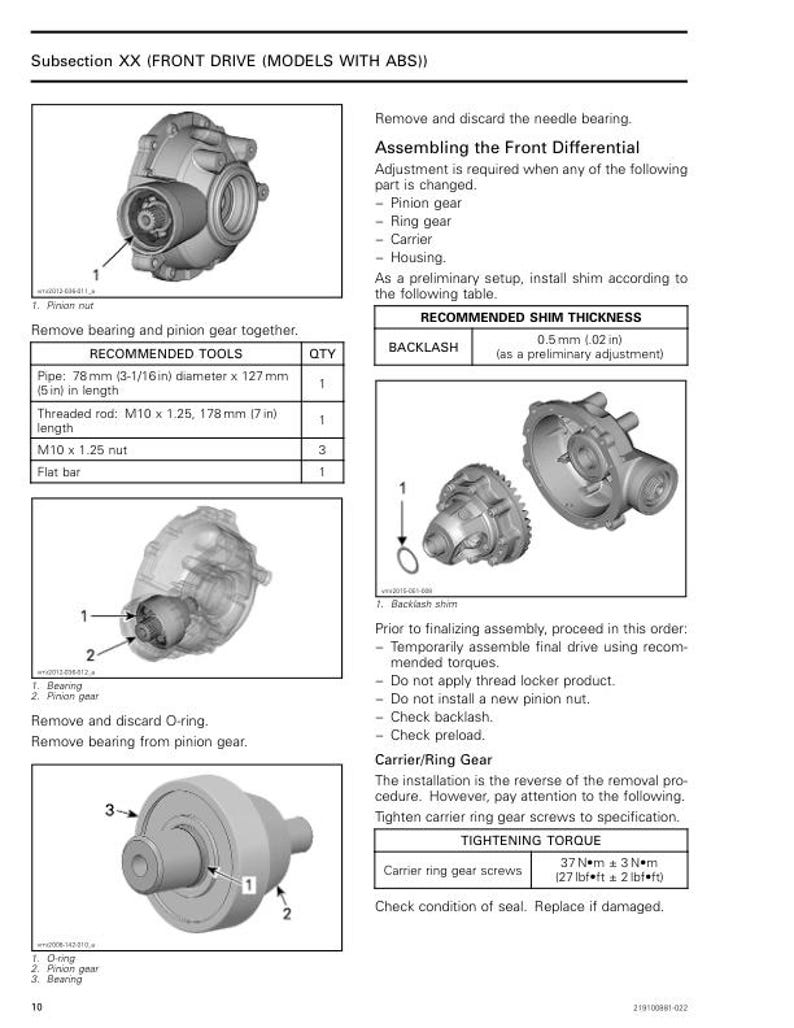 Can Am Outlander 450 570 Service Manual service manual preview page 7