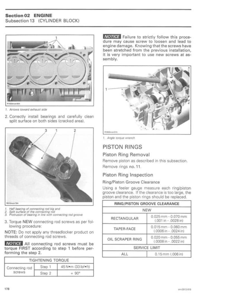 Seadoo GTS GTI GTR Rxp Rxt Gtx Wake Service Manual service manual preview page 6