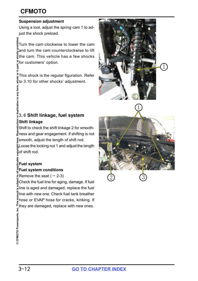 CFMOTO CFORCE 500S Service Repair Manual service manual preview page 6