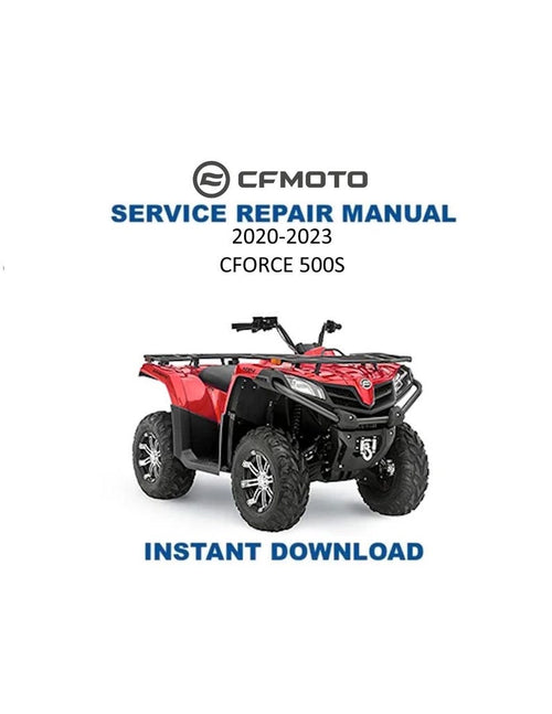 CFMOTO CFORCE 500S Service Repair Manual PDF service repair manual cover