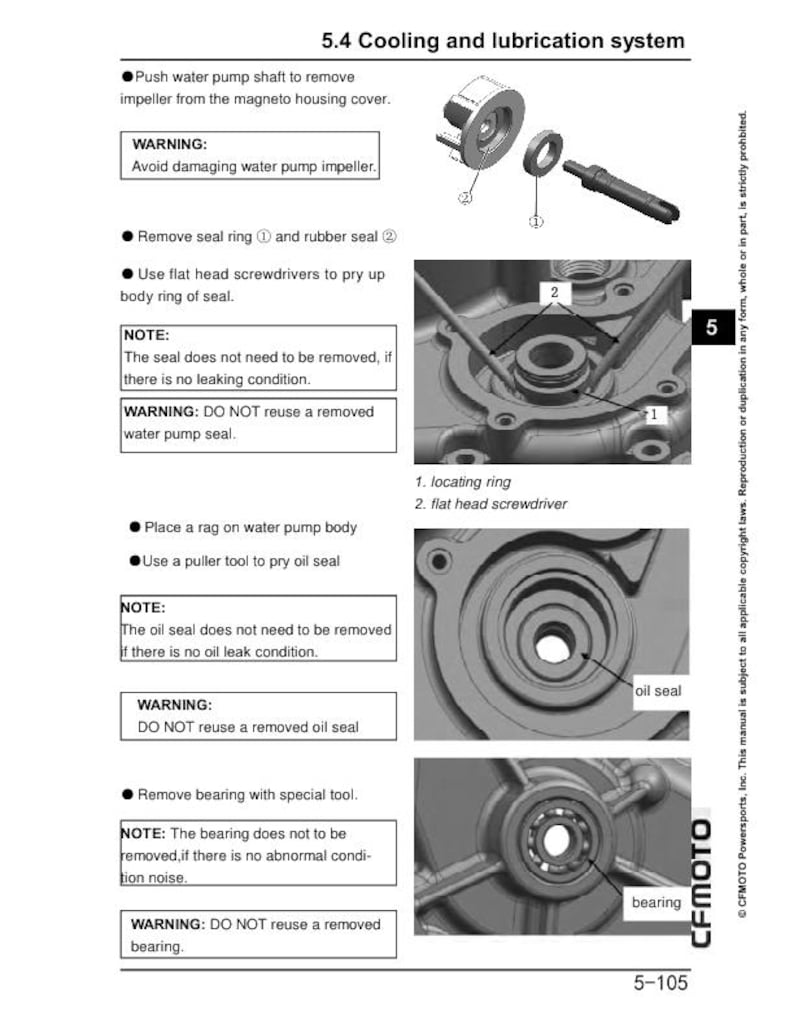 CFMOTO CFORCE 400 Service Repair Manual service manual preview page 9