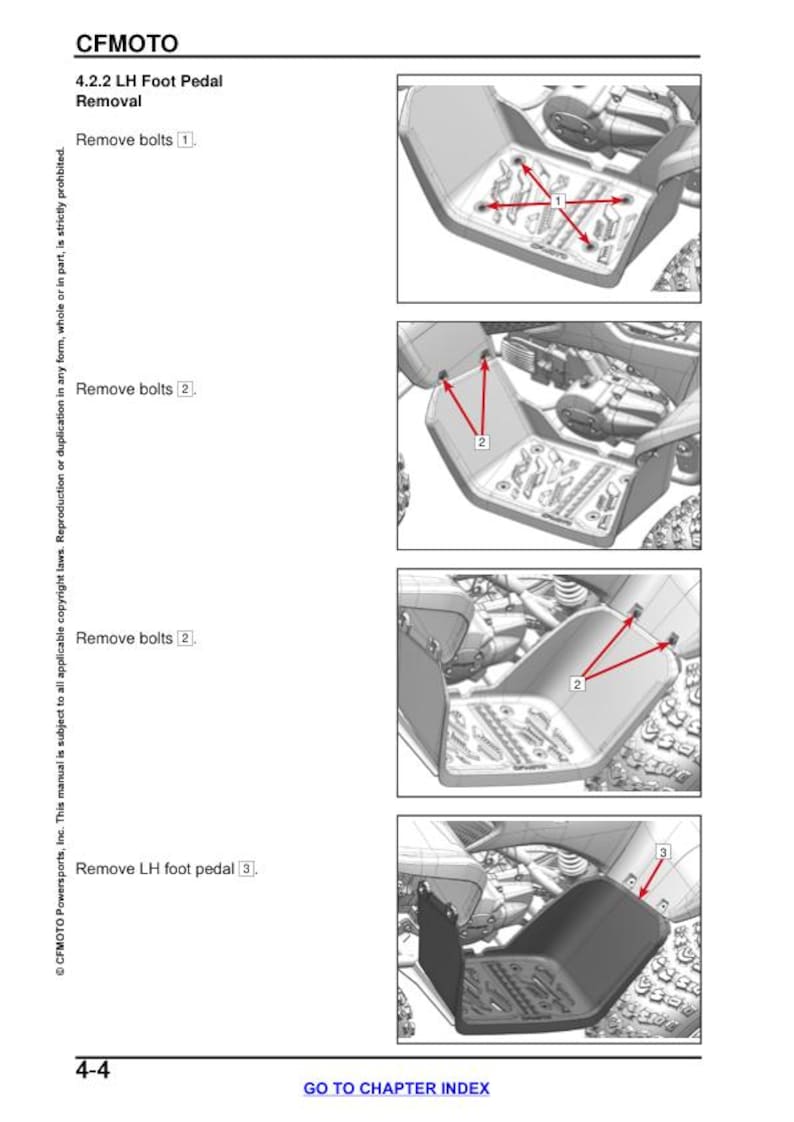 CFMOTO CFORCE 110 Service Repair Manual service manual preview page 4