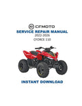 CFMOTO CFORCE 110 Service Repair Manual PDF service repair manual cover