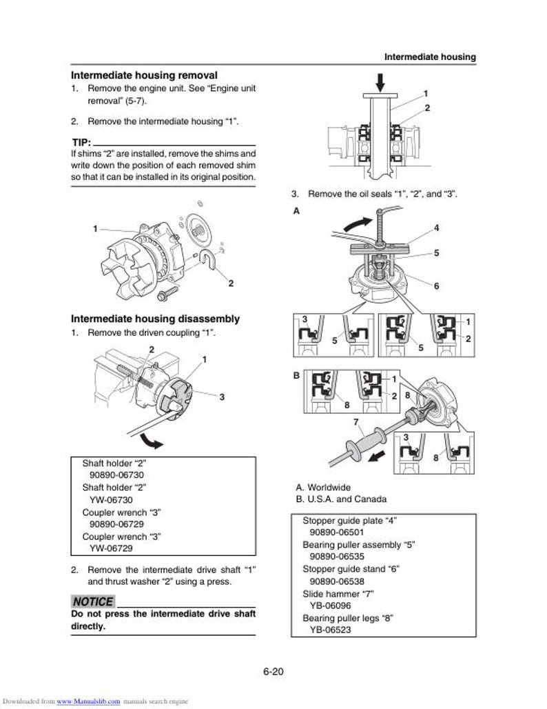 Yamaha WaveRunner VXS VXR VX1800 Service Manual service manual preview page 9