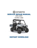 CFMOTO UFORCE U10 1000 Service Repair Manual PDF service repair manual cover