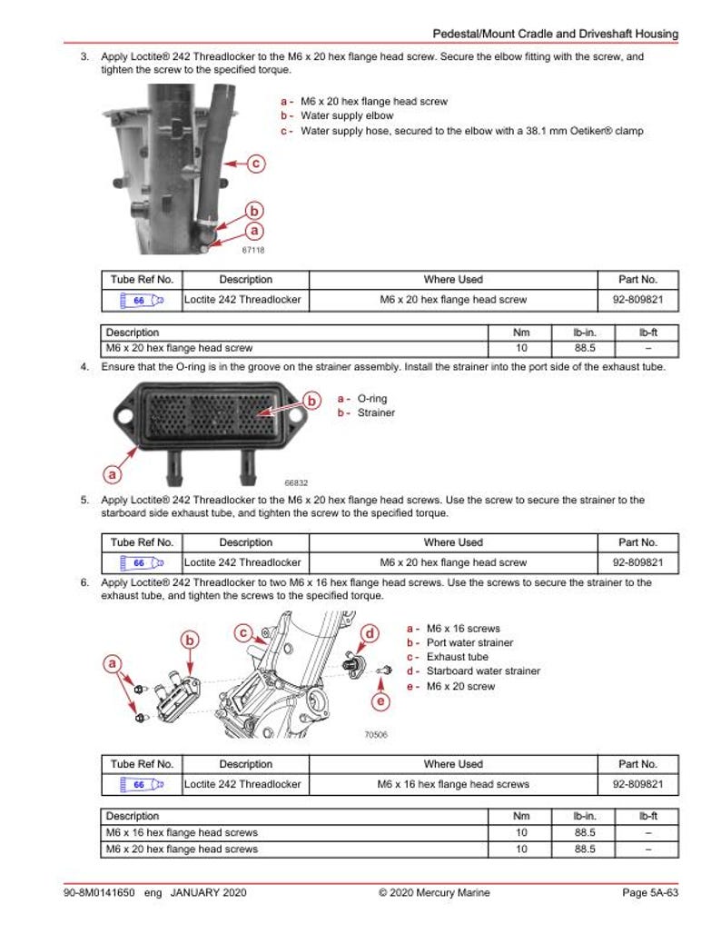Mercury Racing 450R Outboard Service Manual service manual preview page 6