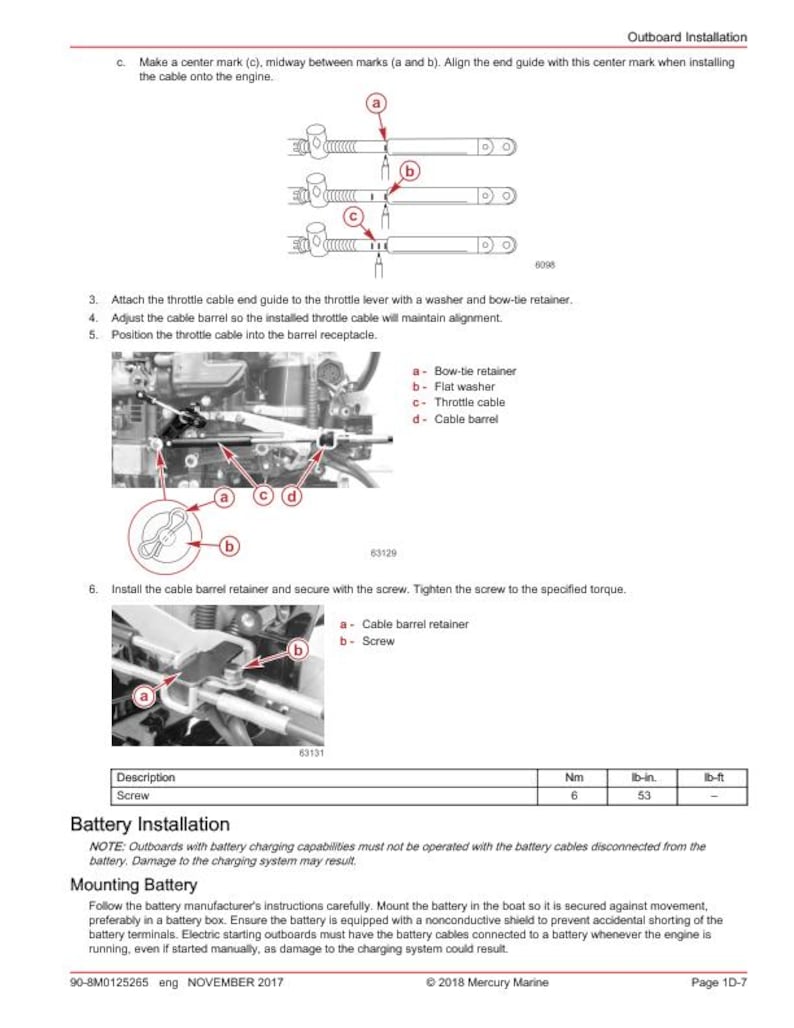 Mercury 15 20 EFI Outboard Service Manual service manual preview page 4