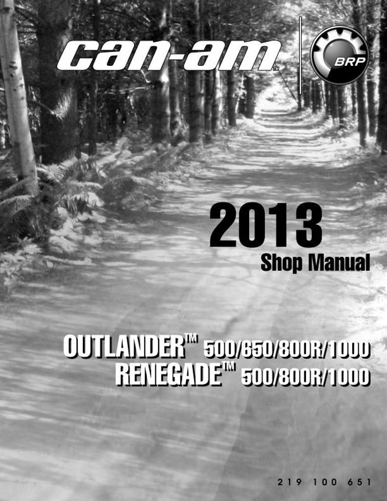 Can Am Outlander 500 650 800R 1000 Service Manual service manual preview page 2