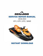 Seadoo GTI GTR GTS Wake Service Manual PDF service repair manual cover