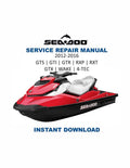 Seadoo GTS GTI GTR Rxp Rxt Gtx Wake Service Manual PDF service repair manual cover