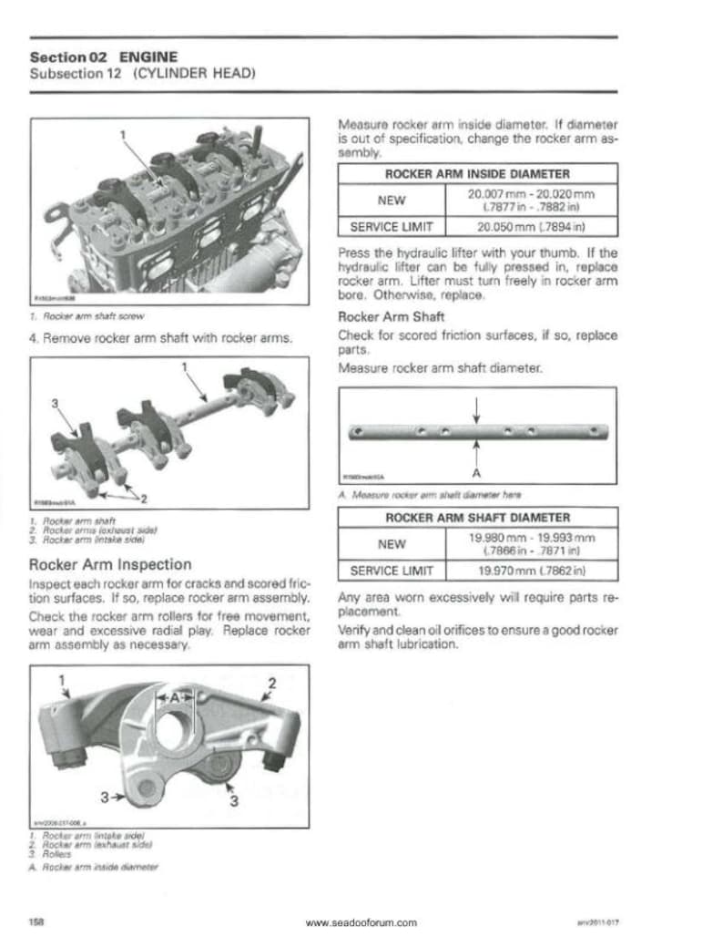 Seadoo GTS GTI RXT Gtx Wake Service Manual service manual preview page 5