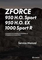 CFMOTO ZFORCE 950 H.O. sport 950 H.O. Ex 1000 sport R Service Repair Manual service manual preview page 2