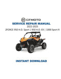 CFMOTO ZFORCE 950 H.O. sport 950 H.O. Ex 1000 sport R Service Repair Manual PDF service repair manual cover