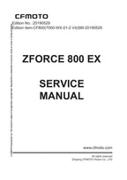CFMOTO ZFORCE 800 Ex Service Repair Manual service manual preview page 2
