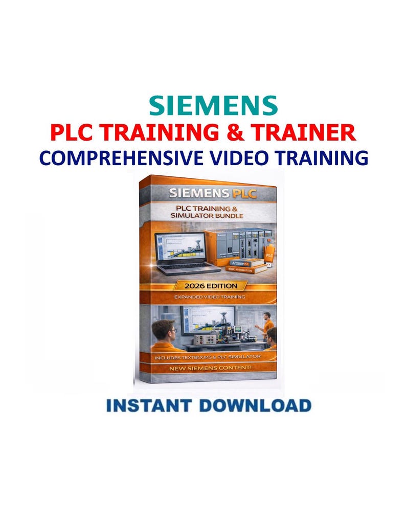 Siemens PLC Trainer & Training Course PDF service repair manual cover