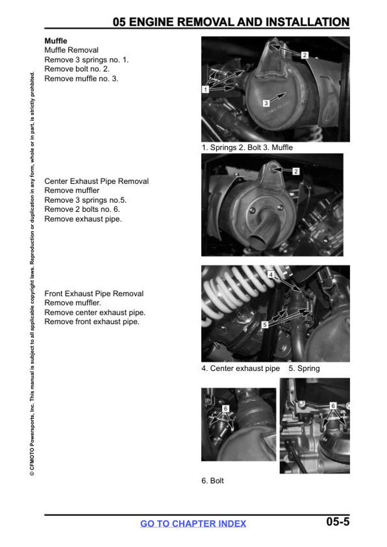 CFMOTO ZFORCE 800 Trail Service Manual service manual preview page 6
