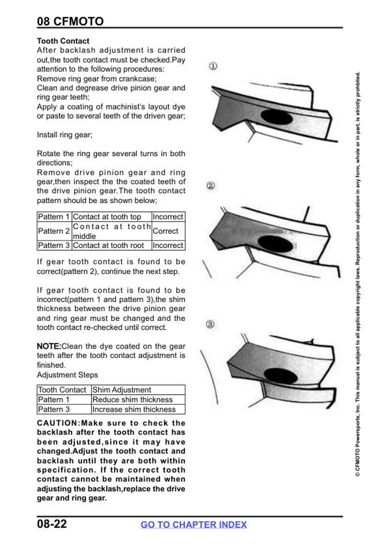 CFMOTO ZFORCE 800 Trail Service Manual service manual preview page 9