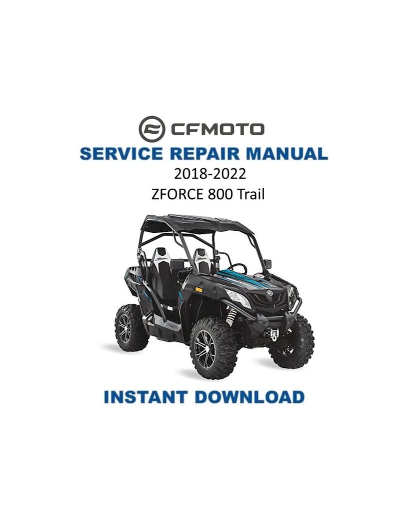 CFMOTO ZFORCE 800 Trail Service Manual PDF service repair manual cover