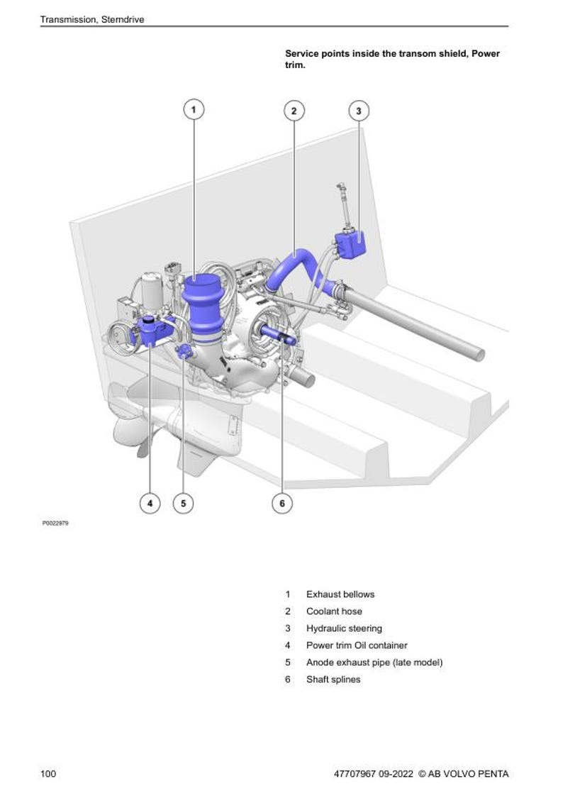 Volvo Penta D4 D6 Diesel Engine Service Repair Manual service manual preview page 8